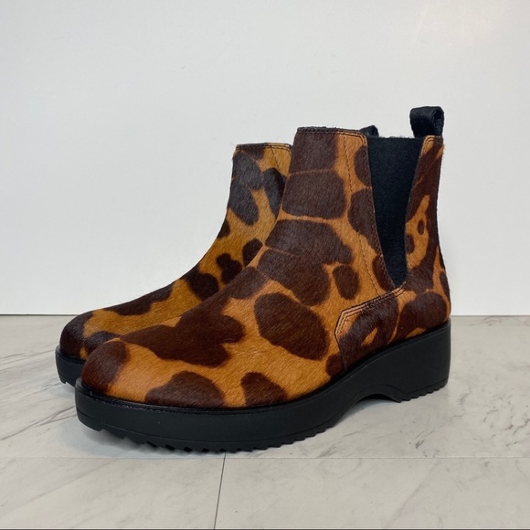 New! Louise et Cie Zareb Leopard Print Platform Bootie 7 1/2 - Picture 13 of 13